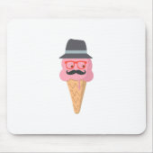 HipsterEiscreme Mousepad (Vorne)