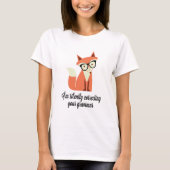 Hipsterfox-Grammatik T-Shirt (Vorderseite)