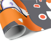 Hipsterfüchse Geschenkpapier (Rolleneckpunkt)