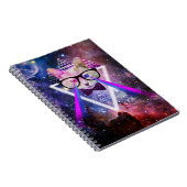 Hipstergalaxiekatze Notizblock (Rechte Seite)