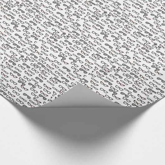 Hipstergläser Geschenkpapier (Ecke)