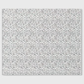 Hipstergläser Geschenkpapier (Flach)