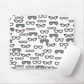 Hipstergläser Mousepad (Mit Mouse)