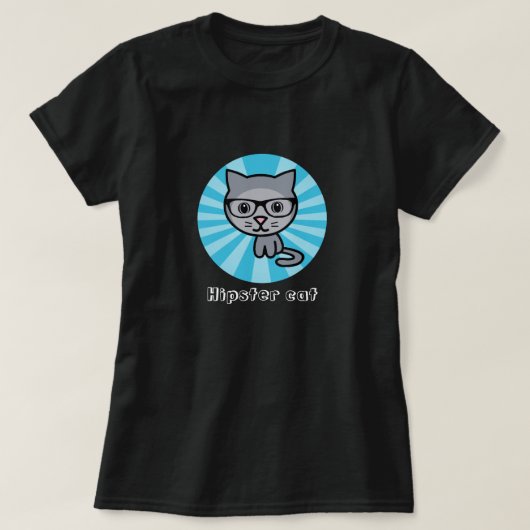 Hipsterkatzen-T - Shirt (Design vorne)