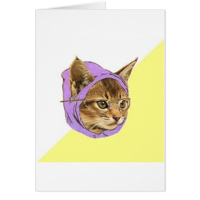 Hipsterkitty-Katzen-Ratetier Meme (Vorne)