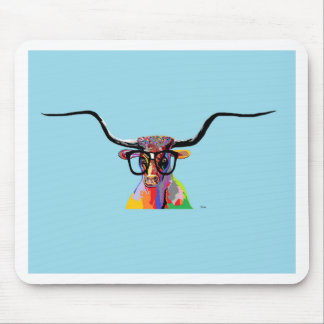 HipsterLonghorn Mousepad