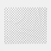 Hipstermuster Fleecedecke (Vorderseite (Horizontal))