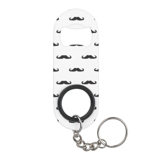 Hipstermuster Mini Flaschenöffner (Rückseite)