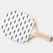 Hipstermuster Tischtennis Schläger (Seitenansicht)