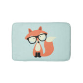 Hipsterroter Fox Badematte (Vorderseite)