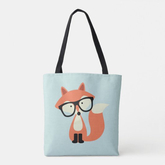 Hipsterroter Fox Tasche (Rückseite)