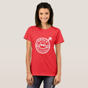 Hipsters® der Raum der Frauen Mars-Team-T - Shirt