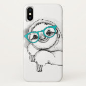 HipsterSloth Case-Mate iPhone Hülle (Rückseite)