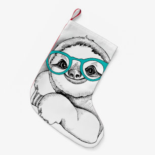 HipsterSloth Kleiner Weihnachtsstrumpf
