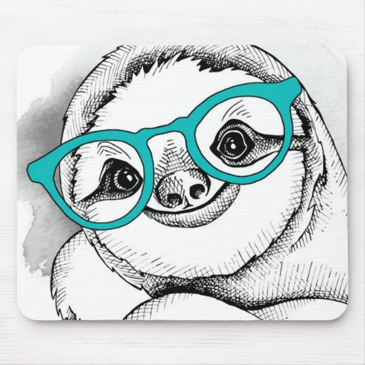 HipsterSloth Mousepad (Vorne)