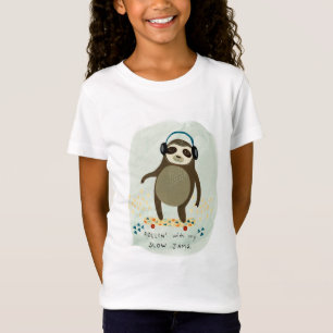 HipsterSloth   Rollin mit meinen langsamen Staus T-Shirt