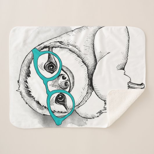 HipsterSloth Sherpadecke (Vorderseite (Horizontal))