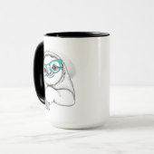 HipsterSloth Tasse (Vorderseite Links)