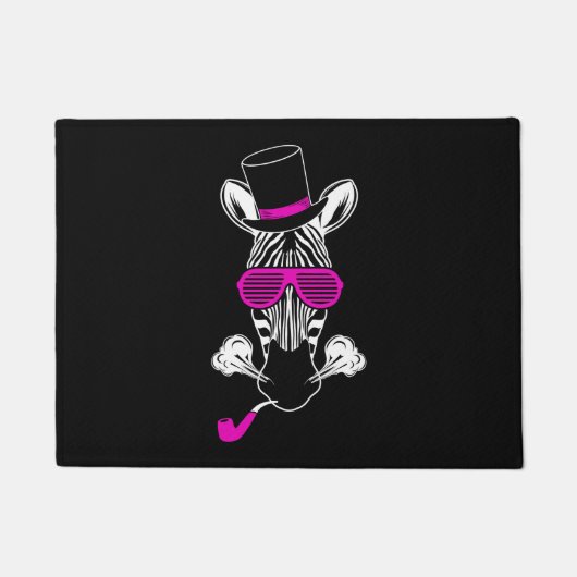 HipsterZebra Fußmatte (Vorderseite)