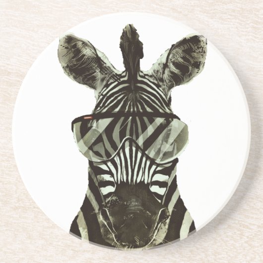 HipsterZebra Getränkeuntersetzer (Vorne)