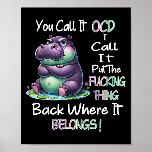 Hipyou nennt es Ocd, ich nenne es, setzt das Forin Poster (Vorne)