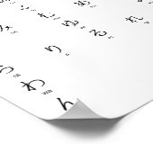Hiragana Katakana lernt japanische Charaktere Poster (Ecke)