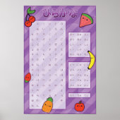 Hiragana Poster (Vorne)