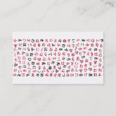 Hiragana Visitenkarte (Rückseite)