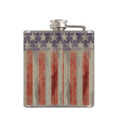 Hiram Abiff Freimaurerflasche mit amerikanischen Flachmann (Rückseite)