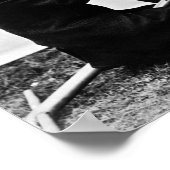 Hiram Maxim feuert seine Maxim Maschinenwaffe - 18 Poster (Ecke)