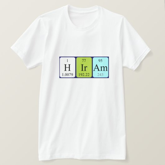 Hiram Periodenname Shirt (Design vorne)