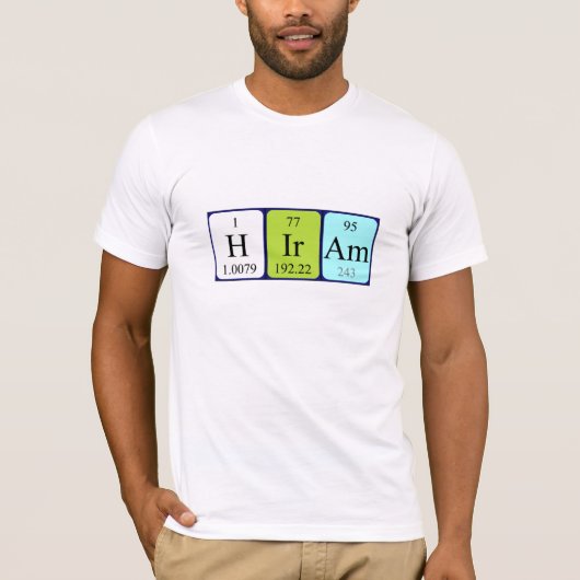 Hiram Periodenname Shirt (Vorderseite)