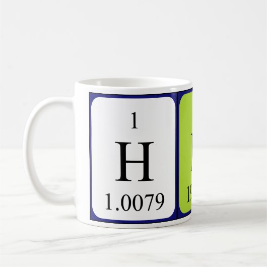 Hiram Periodenname Tasse (Links)