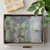 Hirdess and Sheep von Julien Dupre Seidenpapier (Geschenk)