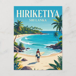 Hiriketiya-Bucht Sri Lanka Postkarte