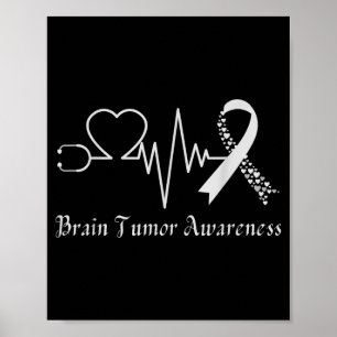 Hirn-Tumor-Bewusstseins-Schleife im Mai tragen wir Poster
