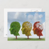 Hirnalterung Postkarte (Vorne/Hinten)