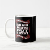 Hirnaneurysma-Bewusstsein 4 Kaffeetasse (Links)