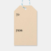 Hirnbasis und Meninges Lithograph Geschenkanhänger (Rückseite)