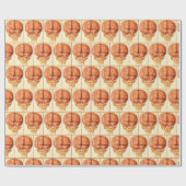 Hirnbasis und Meninges Lithograph Geschenkpapier (Flach)