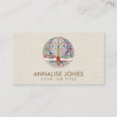 Hirnbaum des Lebens - Reich der Farben Visitenkarte (Vorderseite)