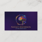 Hirnbaum - farbenfrohe Foliage Visitenkarte (Vorderseite)