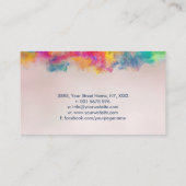 Hirnbaum - farbenfrohe Foliage Visitenkarte (Rückseite)