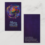 Hirnbaum - farbenfrohe Foliage Visitenkarte (Vorne/Hinten)