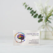 Hirnbaum - farbenfrohe Foliage Visitenkarte (Stehend Vorderseite)