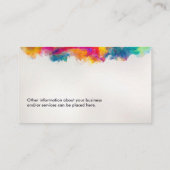 Hirnbaum - farbenfrohe Foliage Visitenkarte (Rückseite)