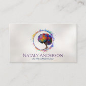 Hirnbaum - farbenfrohe Foliage Visitenkarte (Vorderseite)