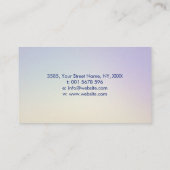 Hirnbaum - farbenfroher Fluss Visitenkarte (Rückseite)