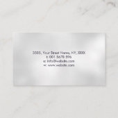 Hirnbaum - Fluorit und Perle Visitenkarte (Rückseite)