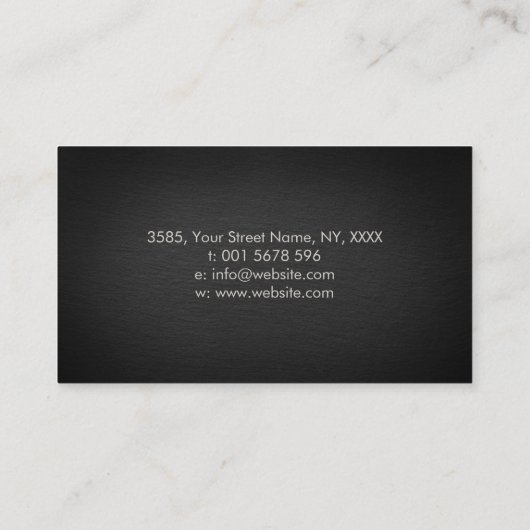 Hirnbaum - Mutter der Perle Visitenkarte (Rückseite)